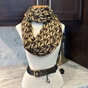 Michael Kors Scarf and Belt Bundle Sz. Large